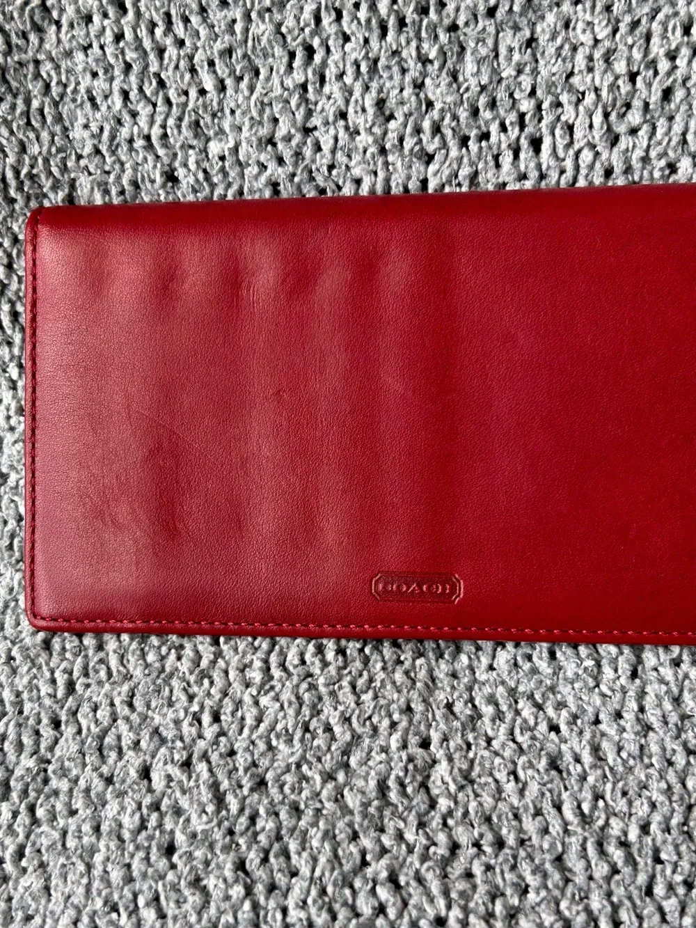 Vintage Coach checkbook wallet